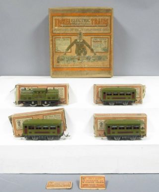 Lionel 294 Vintage O Prewar 1926 - 1930 Passenger Train Set W/ 252,  529,  529,  530