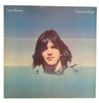 Gram Parsons: Grievous Angel Lp Vinyl Album 1974 Uk Repress K 54018