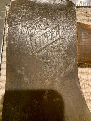 Vintage Fulton Clipper Axe