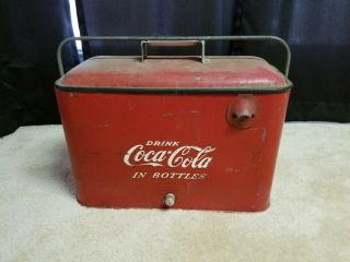 Vintage Coca Cola Coke Cooler Progress Refrigerator Co Louisville,  Ky