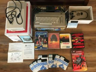 Vintage Commodore 64 Computer,  1541 Floppy Disk Drive,  & Games