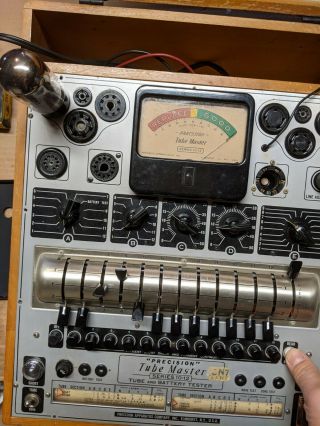 Vintage Precision Tube Master Series 10 - 12 Tube Tester 4
