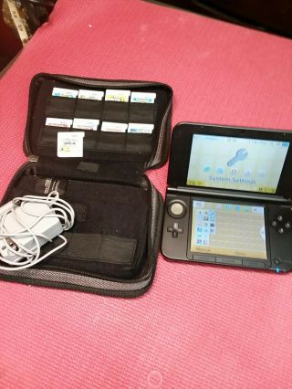 Vintage Nintendo 3ds Xl Blue/black Handheld System (sprsbka1)