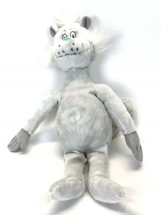 Dr Seuss Cat If I Ran The Zoo Kohls Stuffed Animal Silver Gray Plush