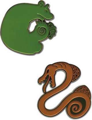 The Seven Deadly Sins King & Diane Icon Symbols Anime Pin Set Ge - 50679