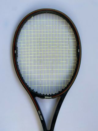Vintage Wilson Pro Staff 85 tennis racket 4 3/8 Sampras St.  Vincent HNB Belgium 2