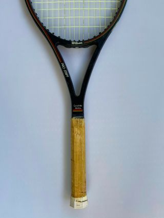 Vintage Wilson Pro Staff 85 tennis racket 4 3/8 Sampras St.  Vincent HNB Belgium 3