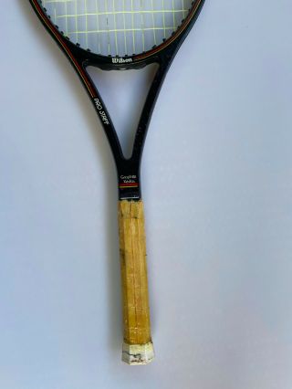 Vintage Wilson Pro Staff 85 tennis racket 4 3/8 Sampras St.  Vincent HNB Belgium 5