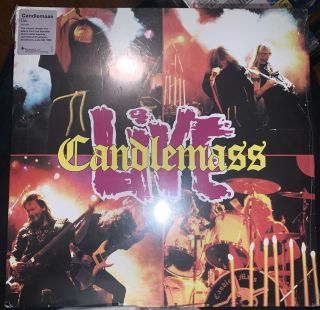 Candlemass: Live Lp Double Vinyl 2 Record Set 2010 Peaceville Uk Vilelp768