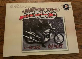 Halfway To Berdoo From 61 To 65 Vtg 1960 Outlaw Biker Photo Book Rare First Ed.