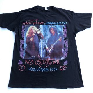 Vintage Led Zeppelin T Shirt Robert Plant & Jimmy Page Xl 1995
