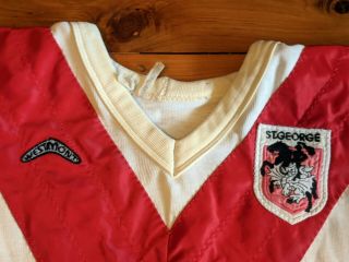 VINTAGE ST GEORGE Rugby League NRL WESTMONT JERSEY Penfolds Wines 7 Sz 16 2