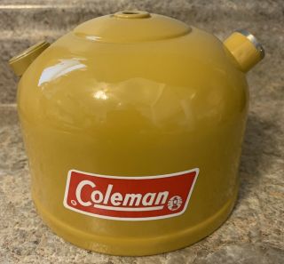 " Rare " Vintage Coleman Lantern Model 200a " Gold Bond " Fount Assembly 11/71