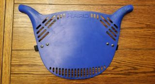 Vintage 1980s Bob Haro Flo - Panel Old School Bmx Number Plate - Blue