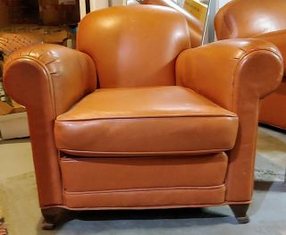 Vintage Leather Armchair (burnt Sienna)