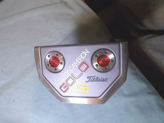 Vintage Rh Titleist Scotty Cameron Golo 5 33.  5 " Putter With Head Cover
