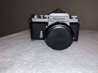 Nikon F,  Serial 6531479,  Vintage Camera With 50mm Lens,  Eye Level Prism Plus 1