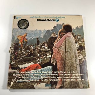 Woodstock Music From The Soundtrack 3x Lp - 1970