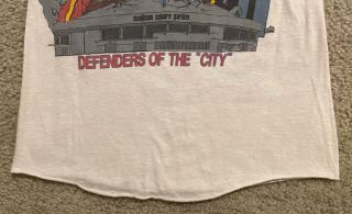 Vintage Judas Priest Defenders Of The City York Raglan Red Shirt 6