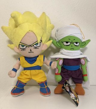 2 Dragon Ball Z Japanese Anime Manga Plush Stuffed Figures Gohan Nail 12”