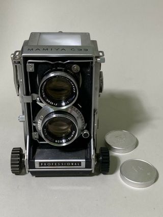 Vintage Mamiya C33 Pro Tlr Camera,  Sekor 80mm F/2.  8 Lens From Japan