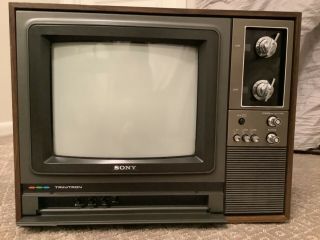 Sony Trinitron 12” Color Tv Receiver\monitor Cvm - 1250 Vintage