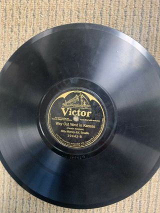 Billy Murray Way Out West In Kansas 78 Rpm Record Vg