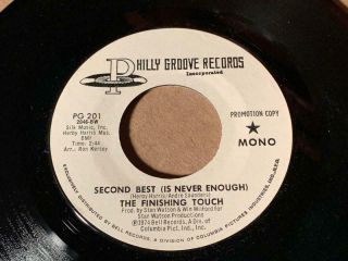 The Finishing Touch Philly Groove201 Second Best (is Never Enough) Vg,  /nm - Hear