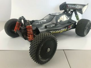 Team Losi Xx - 4 Graphite Roller Vintage 4wd Rc Buggy