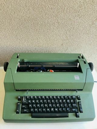 Ibm Selectric Ii Correcting Electric Typewriter Vintage Green