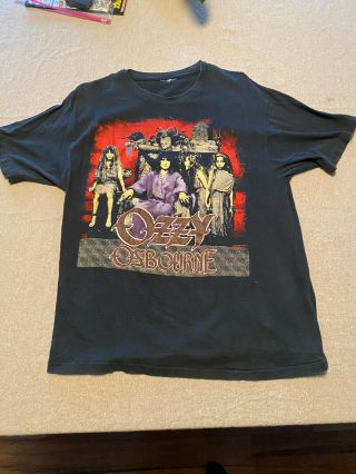 Vintage 1988 Ozzy Osbourne Concert Tour Shirt No Rest For The Wicked Xl