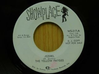 Yellow Payges Promo 45 Jezebel Bw Got A Love In The Makin On Showplace Garage