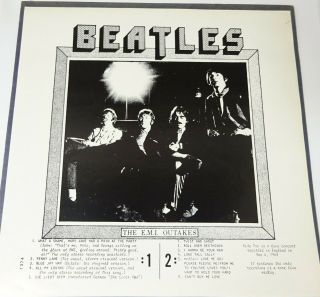 12 " The Beatles " The E.  M.  I.  Outtakes " - Vinyl