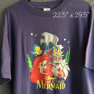 Vintage Disney The Little Mermaid Movie Promo Shirt Sz Xl Murina Tag
