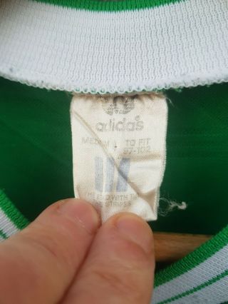 Hibernian Football home Shirt 1988/89 adidas hibs S/M Vintage hi - bees 80s 3