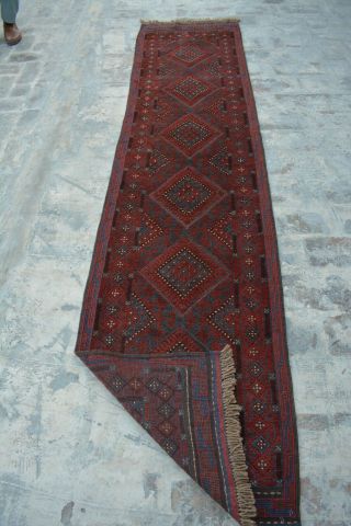 F3095 Handmade Afghan Tribal Wool Mishwani Hallway Rug Runner 2 ' 2 x 9 Feet 6