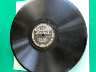78 Rpm - Billie Holiday - Jazz Song Stylist - If Dreams Come True - Brunswick