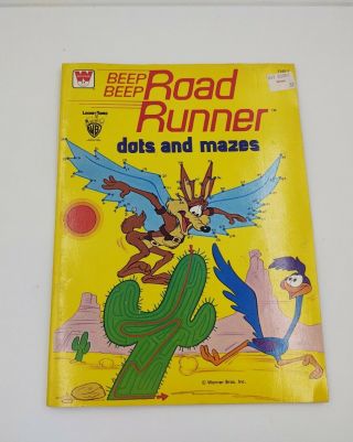 Road Runner Wile E Coyote Dots And Mazes 1979 Whitman Warner Bros