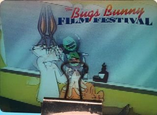 The Bugs Bunny Film Festival Rabbit Of Seville Lenticular Flicker Flasher Stamp