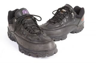 Vtg 1996 Nike Acg Black Leather Rugged Hiking Walking Trail Shoes Mens Size 10