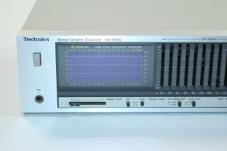 VTG Old School Technics SH - 8055 Stereo Graphic Equalizer Spectrum Analyzer 6