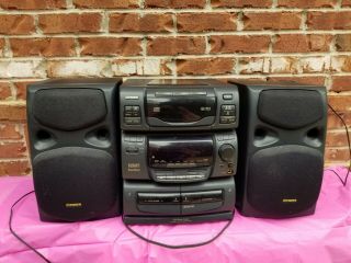 Rare Vintage Fisher Tad - M400 Stereo Dual Cassette Deck & 3 Disc Changer1997