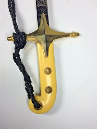 Vintage USMC Marine Officer ' s Engraved Sword Scabbard Toledo Spain 5