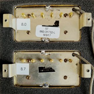 2017 Gibson GOLD 57 / 57,  Classic Plus Vintage PAF Humbucker Pickups Near 4