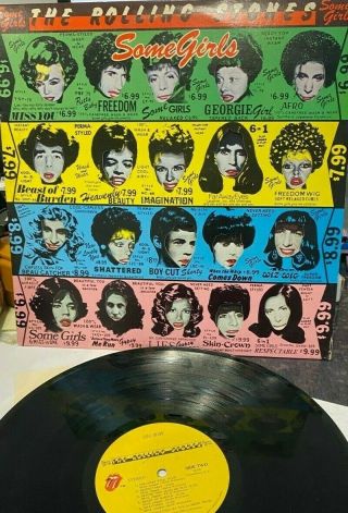 The Rolling Stones Some Girls Us Coc 39108 Lp Banned Cover 1978 Stereo Vinyl Ex