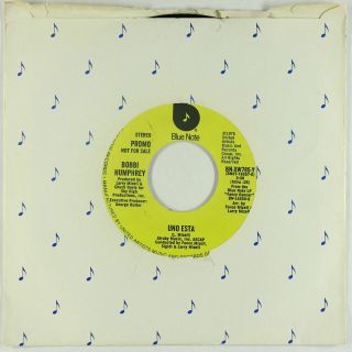 Funk Jazz 45 - Bobbi Humphrey - Uno Esta - Blue Note - Vg,  Mp3 - Promo