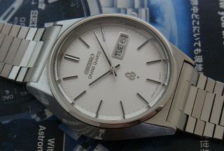 & Rare Vintage Seiko Grand Quartz Day/date Model 4843 - 8041 Japan Made Watch