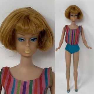 Vintage Mattel Titian Copper Red Hair American Girl Barbie Doll