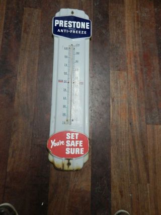 Vintage Prestone Anti Freeze Thermometer Large 36 Inch You 