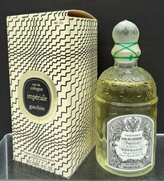 Vintage Fragrance Guerlain " Imperiale " 4 Oz Eau De Cologne 1967